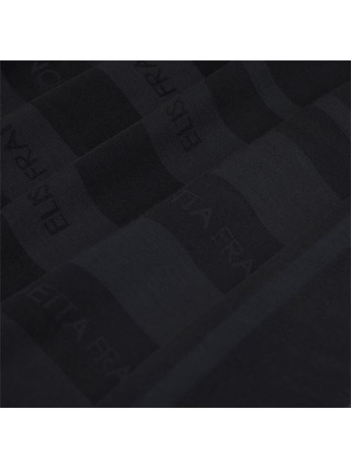 Viscose and modal scarf with jacquard stripes ELISABETTA FRANCHI | SC15F61E2.110